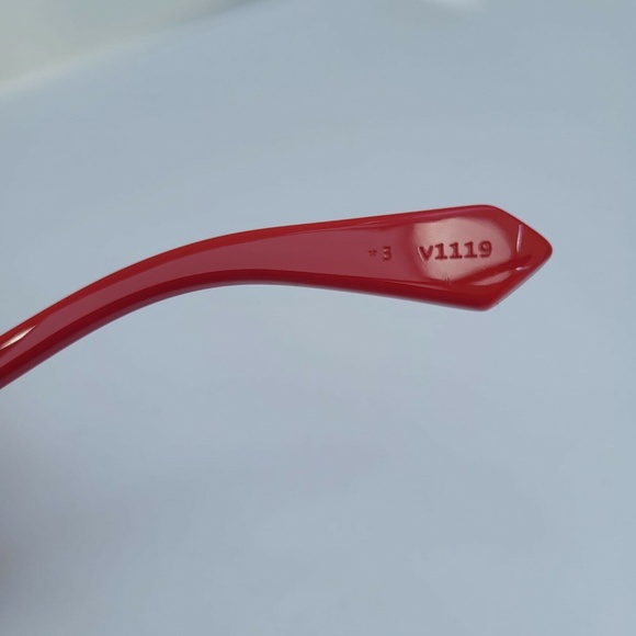 New Authentic Louis Vuitton Portland Anthracite Red E Sunglasses - Picture 7 of 13